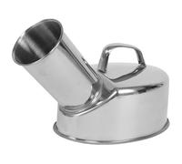 Portable Urinal for Men 1.2L Stainless Steel Pee Bottles for Men with Handle Washable Reusable Urine Bottle for Outdoor, Driving, Bedridden Patient, Stainless Steel Urinal 's