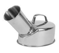 Portable Urinal for Men 1.2L Stainless Steel Pee Bottles for Men with Handle Washable Reusable Urine Bottle for Outdoor, Driving, Bedridden Patient