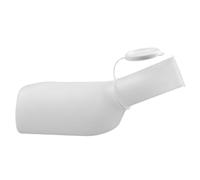 Portable Urinal for Men 1000ml Leakproof Pee Bottles for Men with Cap & Scale Plastic Washable Reusable Urine Bottle for Bedridden Patient