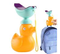 Portable Urinal for Travel Potty Bottle for - Unisex Portable Pee Container Pot 600ml - Cute Duck Shaped Travel Pots, Potty Training Products