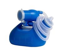 Portable Urinal Unisex Pee Tool Extension Tube Portable Urinal Bottle Potty with Lid Toilet Aid Travel Urine Storage(Blue)