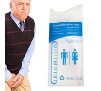 Portable Urine Bag, Urine Bag for Travel, 800 ml Urinal Toilet Bag for Car, Portable, Water- , Unisex Urinal Bag for Pregnant Women and Patients