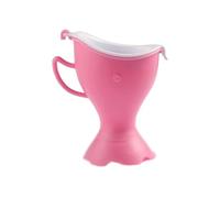 Portable Urine Bottle Emergency Urinal Mobile Toilet Urine Bag Hand-Held Urinal for Male Female Child Elderly Pot Bottle Chamber Pot(Rose)