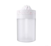 Portable USB 200ML Humidifier Diffuser with Color LED Lights, Aromatherapy Air Moisturizer for Living Room and Car (Transparent white)