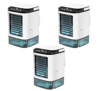 Portable USB Air Cooler with 900ml Tank, 3 Speeds, 2 Mist M, LED Light, Adjustable Outlet for Home Office Bedroom Desk Quiet Operat