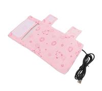 Portable USB Baby Bottle Warmer, Thermal Insulation Sleeve, Visual Window Design, Multifunctional, Safety and Reliability (Pink)