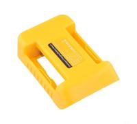 Portable USB Battery Adapter for Dewalt 18V Lithium, Dual Output USB-C and Type-C Power Converter, Robust ABS PC Build in Yellow Black (Batteries Not Included)(Yellow)