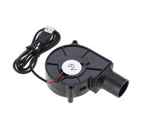 Portable USB BBQ Fan 7cm 7530 Air Turbo Blower with Speed for Outdoor Camping Picnic Grill Cooking Picnic Camping