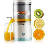 Portable USB-C Citrus Juicer - Electric Lemon & Orange Squeezer, One-Button Operation, Quiet & Easy Clean
