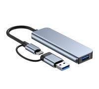 Portable USB C Docking Station USB C Hubs With Highly Speed Data Transfer For Digital Enthusiasts Professional Students