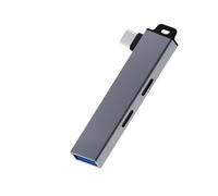 Portable USB C Hubs Type C To Double Type C +USB3.0 Adapter USB C Docking Stations For Easy Connectivity &Integration