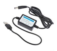 Portable USB C to DC Boost Cable 5V 12V Converter for CCTV Camera Monitor - Stable Power Supply Adapter for Power Bank Travel 1.(5V to 12V)