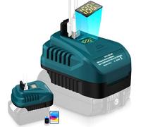 Portable USB Charger for Makita 18V LXT Battery, 100W PD3.1 Type-C & QC3.0 USB-A, Compatible with BL1830 BL1850 BL1860 BL1815