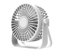 Portable USB Desk Fan Table Strong Airflows Quiet Operations 3 Speed Rotatable Standing Fans for Room