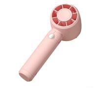 Portable Usb Fan Featuring Powerful Brushless Motor And Three Modes For Desktop Or Handheld Use In Office Travel Beach Camping Blue Shade(Pink)