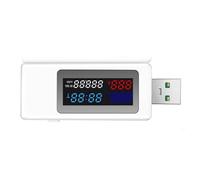 Portable USB Meter Tester USB Voltages and Current Detectors High Resolution Display for Accurate Readings DC4-30V