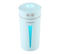 Portable USB Mini Humidifier Cool Mist Ultrasonic Diffuser With Led Light for Car Travel Office Desktop Bedroom Yoga(Blue)