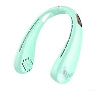 Portable USB Mini Neck Fan Efficient Air Circulation in a Compact Package, Great for All Day Use (green)