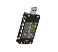 Portable USB Power Meter with Color Display, Power Meter for Live Data Readout on Cables Usb Color Display Live Data Readout Repair Work Incoming Voltage Current Source Cable Checks Inline Electronics