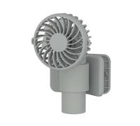 Portable USB Rechargeable Mini Clip Fan with 3 Speeds and 1000mAh Battery for Umbrellas, Backpacks, and Outdoor Activities