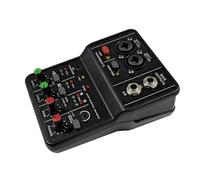 Portable USB Sound Mixers for Studio Online Streaming and Music Editing with Clear Sound Broadcast Karaoke and Music Production with Low Latency