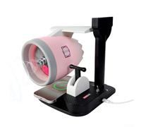 Portable USB Turbo Fan with 3D Printed Design, Adjustable Airflow for Humidification and Creative Model Aircraft Projects (Red)