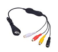 Portable USB2.0 Video Capturing Card Device Analogs Signals From VCRs Camcorders for Disc Creation and Format Conversion Driver Video Capturing Card