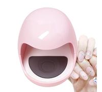 Portable UV Gel Lamp: Mini Nail Polish Dryer, USB LED Curing Light | Compact Fingertip Art Drying Device, Single Finger Setting Kit for