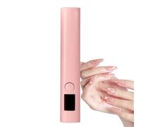 Portable UV Manicure Light - Rechargeable LED Nail Dryer with Gentle Wave Output, Pocket Size Gel Setting Unit, Ergonomic Fingertip Beam Lamp, Handy ABS Polishing Aid Device Accessory | Nail Styling f
