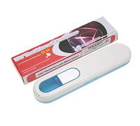Portable UV Toothbrush Sterilizer Case with LED Sanitizer Organizer Holder Blue fit for Household and Outdoor Use