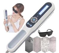 Portable UVB Phototherapy Lamp, 311nm Narrowband Phototherapy Light, Handheld Lamp(Easy to Operate), with Goggle/Timer Control, Irradiation Range: 48 C㎡, for Skin Problems,A