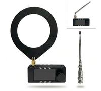 Portable V4 for ATS for MINI for SI4732 Radio, Built In Headphone Circuit for ESP32 Module Receiver 1.9-inch IPS High-definition Color Screen Pocket Radio For Hiking And Camping(CNC)