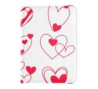 Portable Vaccine Card Passport Wallet for Girls Boys Women and Men,Travel Gift Happy Mothers's Day Red Heart Valentine's Day, Multicolor, One Size, Casual