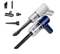 Portable Vacuum, 4-in-1 Rechargeable Handheld Vacuum for Car and Home, Versatile Wireless Mini Car Vacuum Cleaner