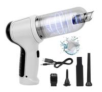 Portable Vacuum, Blow,Suck,Pump 3 in 1 Pc Cleaner High Security Best Lightweight Vacuum, For Car,Office And Home Cleaning,White