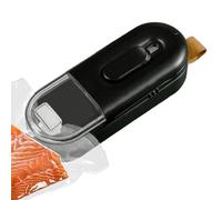 Portable Vacuum, Chip Saver Tool, 4.33x1.48x1.51 Inches Packaging Machine with Easy Use, Kitchen Storage Gadget, Vacuum Sealing Tool with Convenient, Food Storage Product for Meat