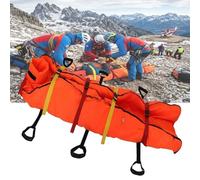 Portable Vacuum Rescue Stretcher, Negative Pressure Fixed Airbag with Neck Fixation, Multi Rubber Handles for Ambulance Mountain Mine Emergency Rescue