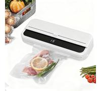 Portable Vacuum Sealer Machine, Automatic Food Sealer with Built - in Cutter, Dry/Wet Modes, Compact Vacuum Sealer for Food Preservation, Sous Vide & Meal Prep