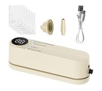 Portable Vacuum Sealer Machine - Cordless Rechargeable Bag Sealer, Strong Suction 60KPa | Small ABS Food Preservation Device 5V 10W For Storage, S, Consulte la descripción, See description