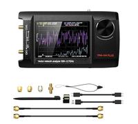 Portable Vector Networking Antennae Analytic 50Khz-2.7Ghz Measurement Device 4inch LCD Display Touchable Screen Professional Antennae Analytic with Large Knob