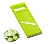 Portable Vegetable Chopper,Stainless Steel Handheld Veg Chopper,Multi-Functional Vegetable Slicer with Ergonomic Handle,Carrot Food Cucumber Potato Slicer,for Potatoes,Onions,Carrots(Green)