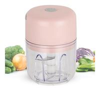 Portable Veggie Chopper | Electric Food Processor | Portable 304 Stainless Steel Choppers | Cordless Usb Rechargeable Small For Vegetable, Pepper, Onion, Baby Food