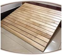 Portable vehicle ramp Wooden Curb Ramp, Threshold Ramp, Heavy-duty Durable Lane, Wheelchair, Motorcycle, Car, Bicycle Ramp Maintenance ramp(34x30x13cm(13.4x12.2x5.1inch))