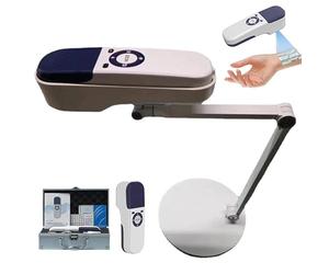 Portable Vein Finder with Desktop Stand and 3400mAh Battery - Infrared Vein Visualization Device for Provides Vein Image On Skin, Aluminum Alloy Box