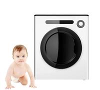 Portable Vented Tumble Dryer, 1700W Clothes Dryer with Smart Control Panel and UV Function, Stainless Steel Tub for Home and Dorm