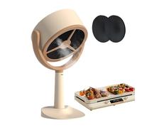 Portable Ventilation Hood - Adjustable Tabletop Range Hood | 3000mAh High Capacity Battery Cleaning Supplies for BBQ, Indoor Dinner , Pot Cooking, BBQ, Indoor Dinner , Pots