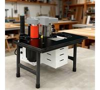 Portable Versatile Woodworking Edge Bander,Curve Straight Edge Banding Machine, Adjustable Speed, for Professional Woodworker (Black)
