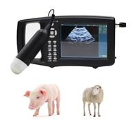 Portable Veterinary B-ultrasound Scanner Kit, Rechargeable Wireless Ultrasound Machine With Mechanical Probe For Pregnancy Test Of Farm Animals Cow, Horse, Pig, Sheep And Dog, Cat 1