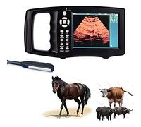 Portable Veterinary B-Ultrasound Scanner, Rechargeable Handheld Device for Pet Pregnancy with Pseudo Color Imaging and 5.6-Inch TFT Color Screen