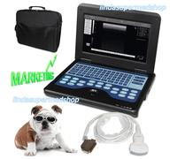 Portable Veterinary Laptop Ultrasound Scanner Machine,3.5Mhz Convex Probe Animal